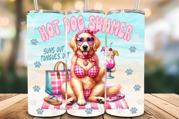 Download Hot Dog Summer Tumbler Wrap PNG - Premium Resources