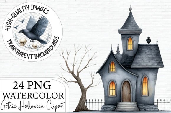 Download Gothic Halloween Clipart Bundle PNG - Premium Resources